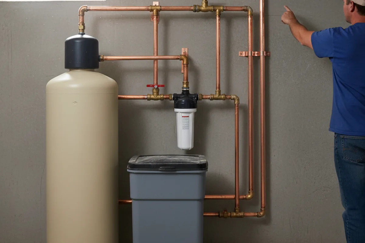 Whole-house water treatment system installed in San Simon